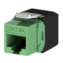 Good Price Component Level Tested RJ45 Keystone Jack Unshielded Cat6a Cat6 Cat5e Modular Jack